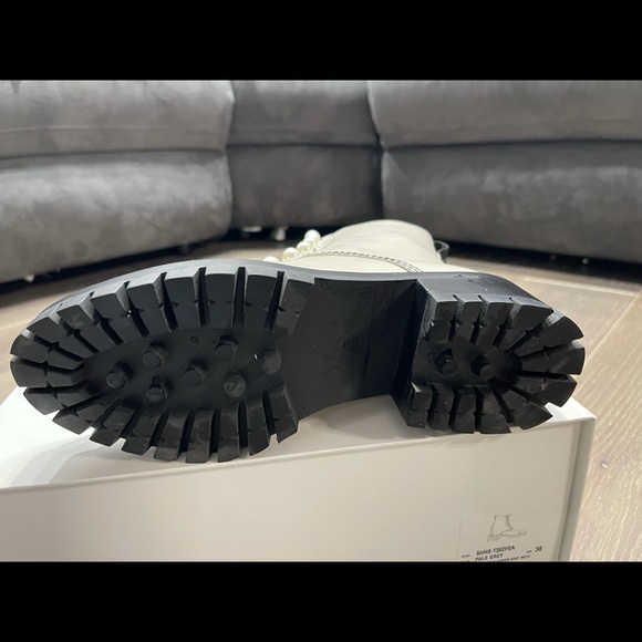 - 3:1 Phillip Lim Hayett pearls lug sole zipper boot with pearls. Sz 38 - Picture 8 of 10